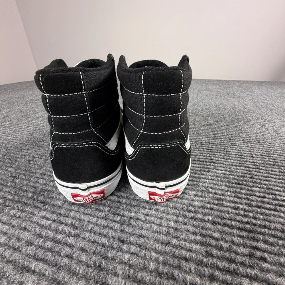 Vans Sk8-Hi High Top Sneakers Black White Kids Youth 4.0 721356